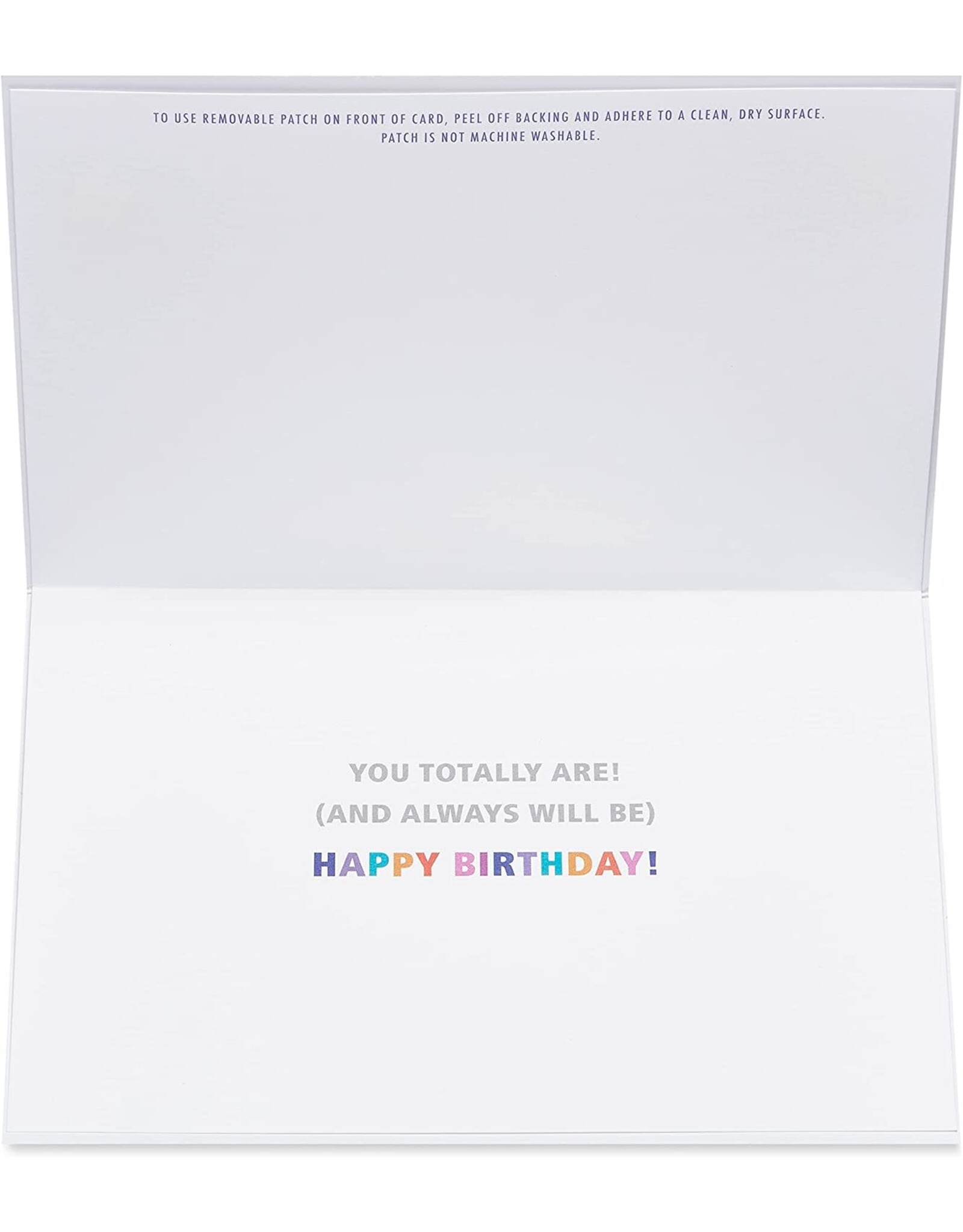 PAPYRUS® Birthday Card LGBTQIA+ Gaymazing Patch