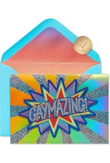 PAPYRUS® Birthday Card LGBTQIA+ Gaymazing Patch