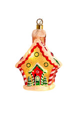 Kurt Adler Illuminated Gems USB LED Lighted Gingerbread House Ornament