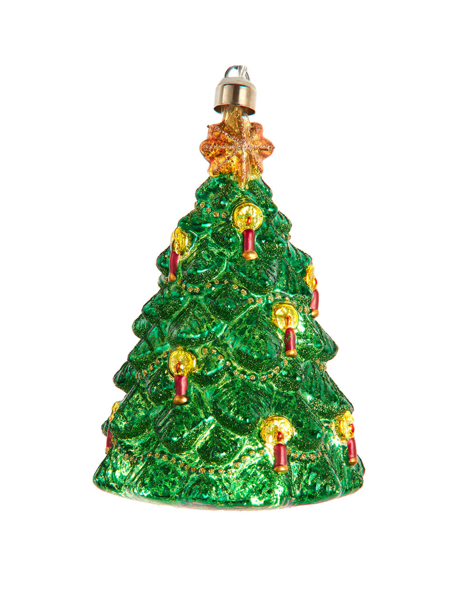Kurt Adler Illuminated Gems USB LED Lighted Christmas Tree Ornament