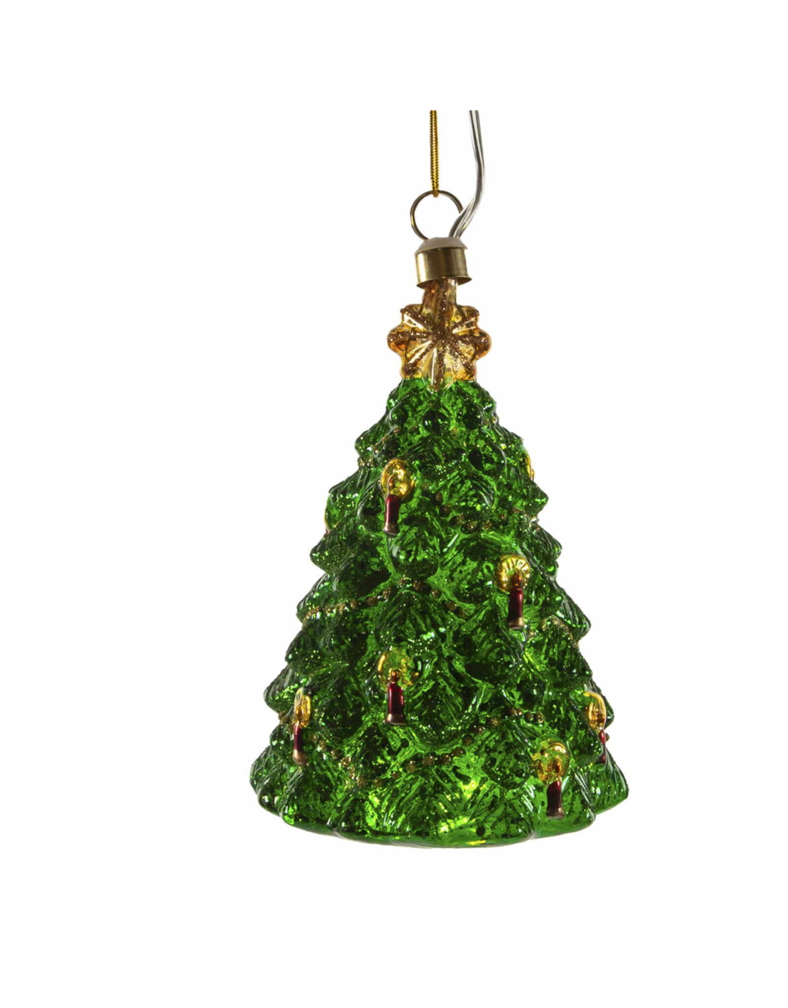 Kurt Adler Illuminated Gems USB LED Lighted Christmas Tree Ornament