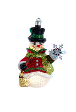 Kurt Adler Illuminated Gems USB LED Lighted Snowman Ornament