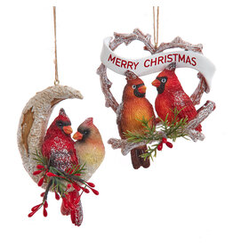 Kurt Adler Birch Berries Cardinal Pair Christmas Ornaments 2 Asstd Kurt Adler Birch Berries Cardinal Pair Christmas Ornaments 2 Asstd