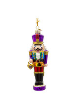 Kurt Adler Noble Gems Pride Nutcracker Glass Ornament