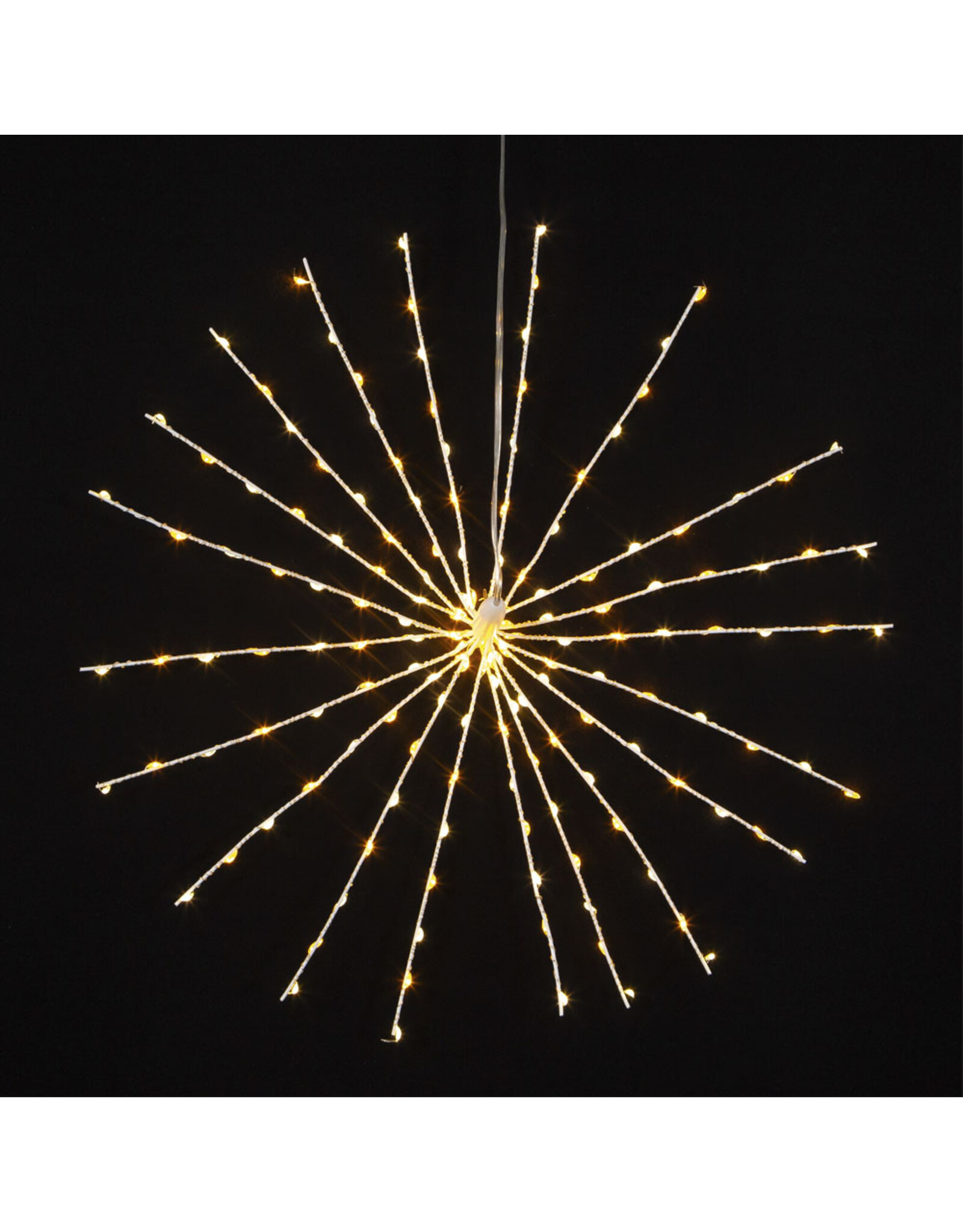 Kurt Adler Starburst Light 15.74” w 160 Warm And Cool LED Lights