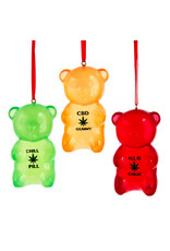 Kurt Adler Gummies Ornaments Set of 3 Assorted Gummy Bears