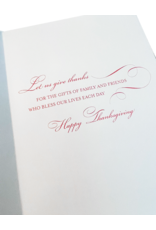 PAPYRUS® Thanksgiving Cards Harvest Bounty Laser-cut Card