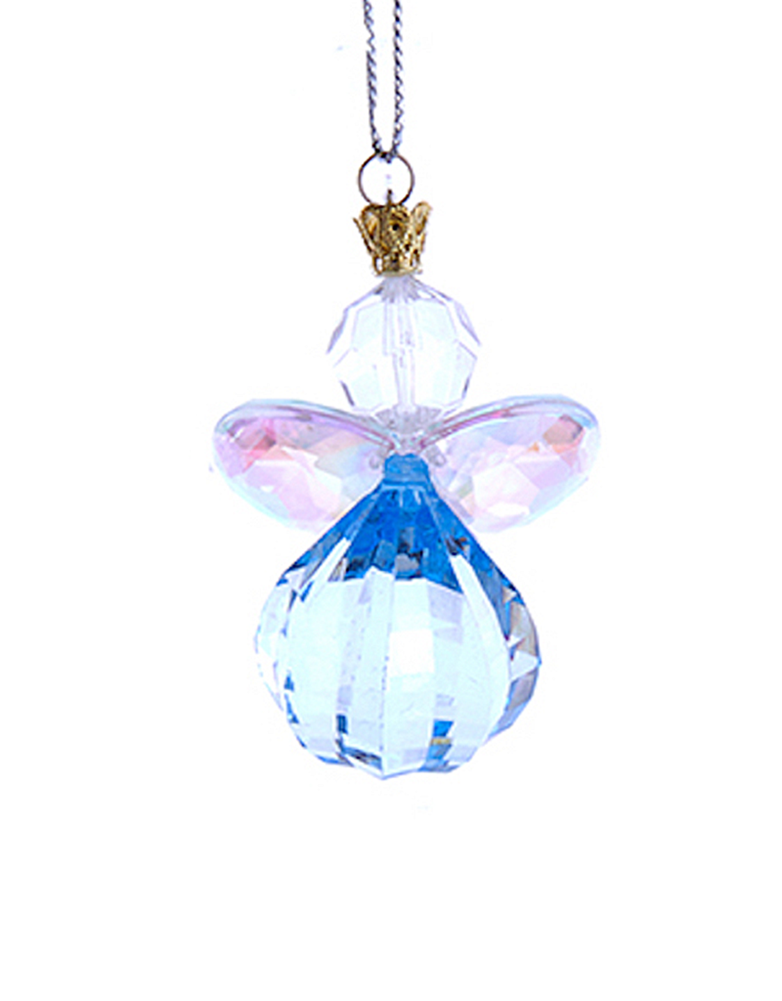 Kurt Adler Krystal Wishes Birthstone Angel Ornaments MARCH