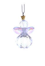 Kurt Adler Krystal Wishes Birthstone Angel Ornaments APRIL