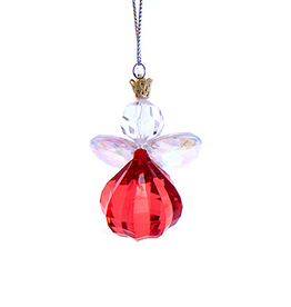 Kurt Adler Krystal Wishes Birthstone Angel Ornaments JULY