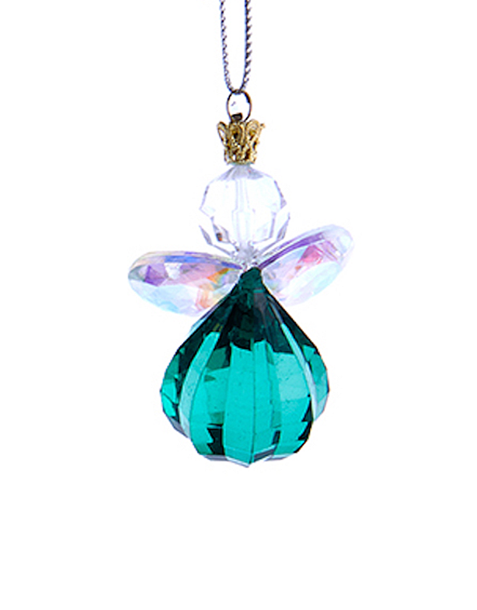 Kurt Adler Krystal Wishes Birthstone Angel Ornaments MAY
