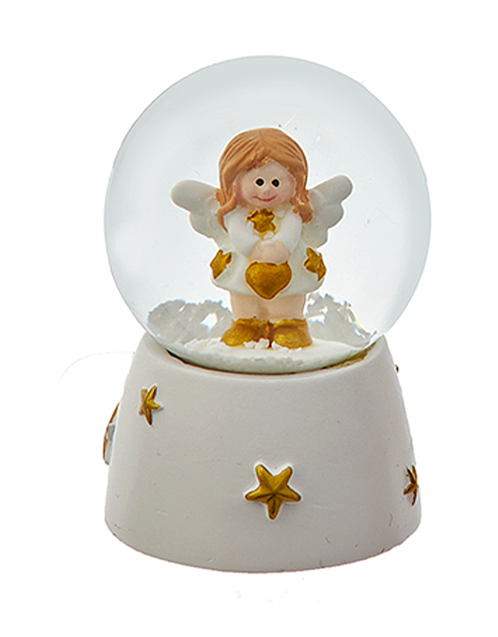Kurt Adler Miniature Lighted Christmas Snow Globe 45mm Angel