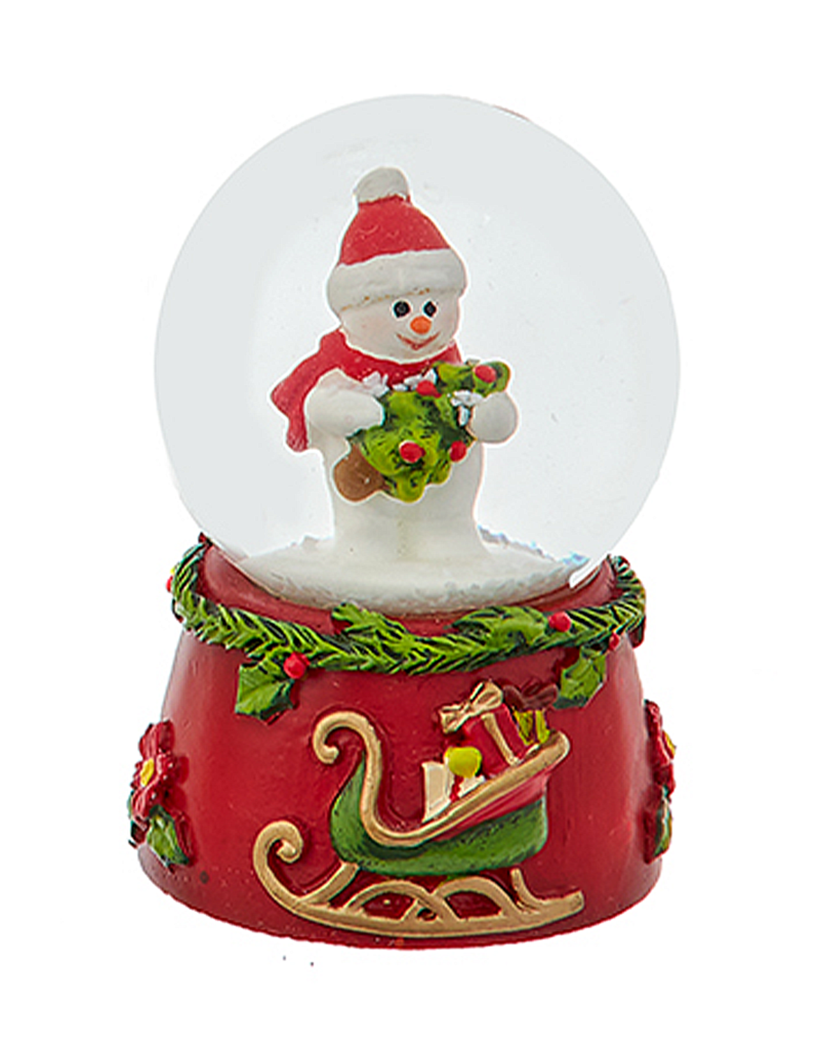 Kurt Adler Miniature Lighted Christmas Snow Globe 45mm Snowman