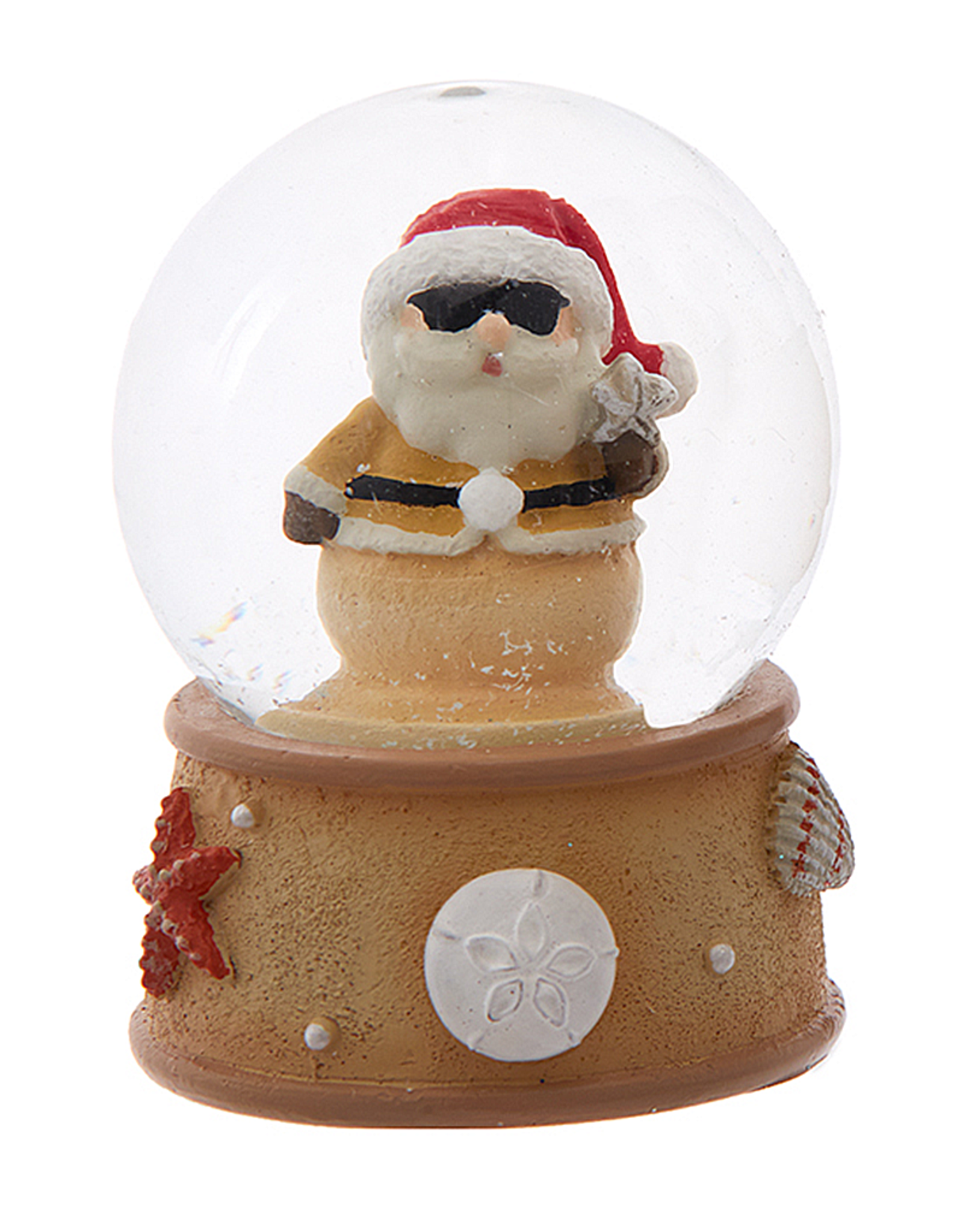 Kurt Adler Christmas Snow Globe 45mm Beach Snowman Santa Water Globe
