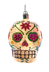 Kurt Adler Illuminated Gems USB LED Day Of The Dead Skull Ornament W