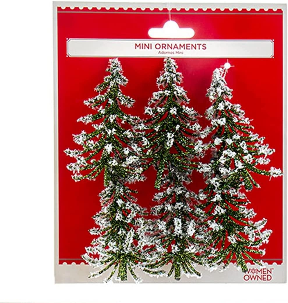 Miniature Tree Ornaments 1 Set of 6pcs Digs N Gifts