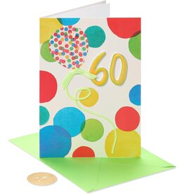 PAPYRUS® Birthday Card 60th Bright Dots