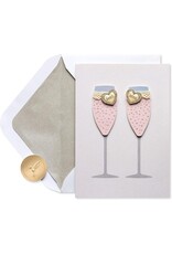 PAPYRUS® Wedding Card for Brides LGBTQIA+ Mrs and Mrs Champagne Flutes