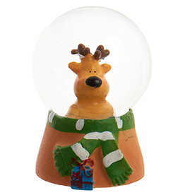Kurt Adler Snow Globes 45mm Reindeer Water Globe