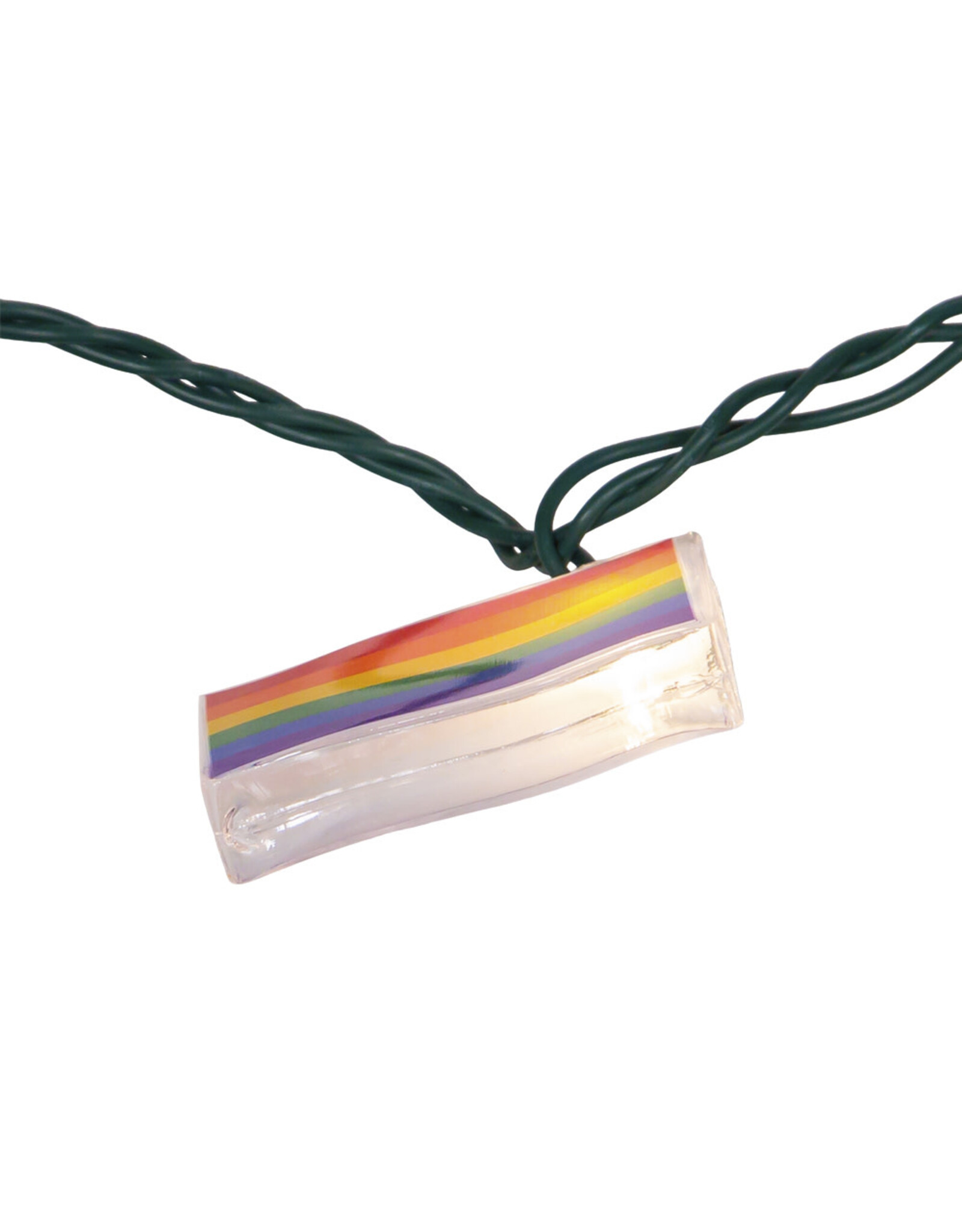 Kurt Adler UL 10-Light Gay Pride Flag Light Set