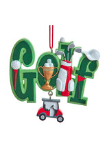 Kurt Adler Golf Christmas Ornament For Golfers Golfing Champions