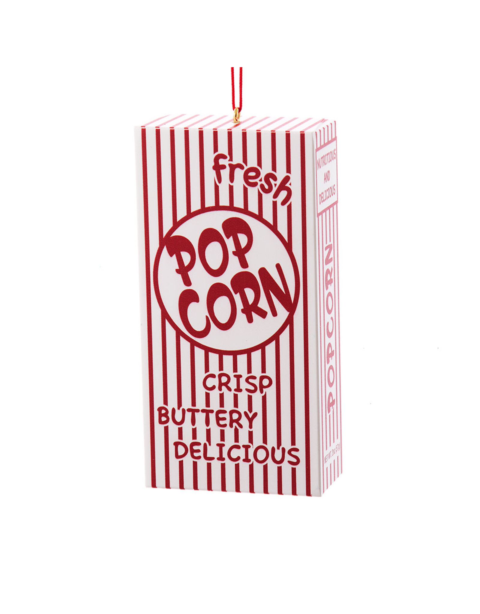 Kurt Adler Popcorn Box Christmas Ornament