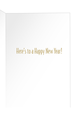 Caspari New Years Cards Cheers To The New Year Foil Card