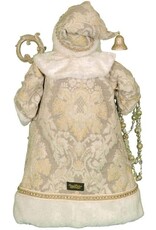 Karen Didion Cream And Gold Santa Figure 27 Inches Karen Didion Cream And Gold Santa Figure 27 Inches