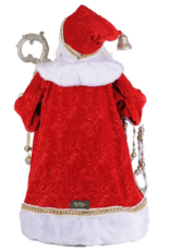 Karen Didion Red And Gold Santa Figure 27 Inches