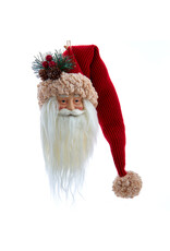 Kurt Adler Vintage Santa Head Ornament 10 Inch