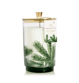 Frasier Fir Candles 16oz Glass w Pine Needle Design