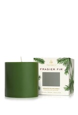Frasier Fir Pillar Candles 3x3 Green Pillar Candle