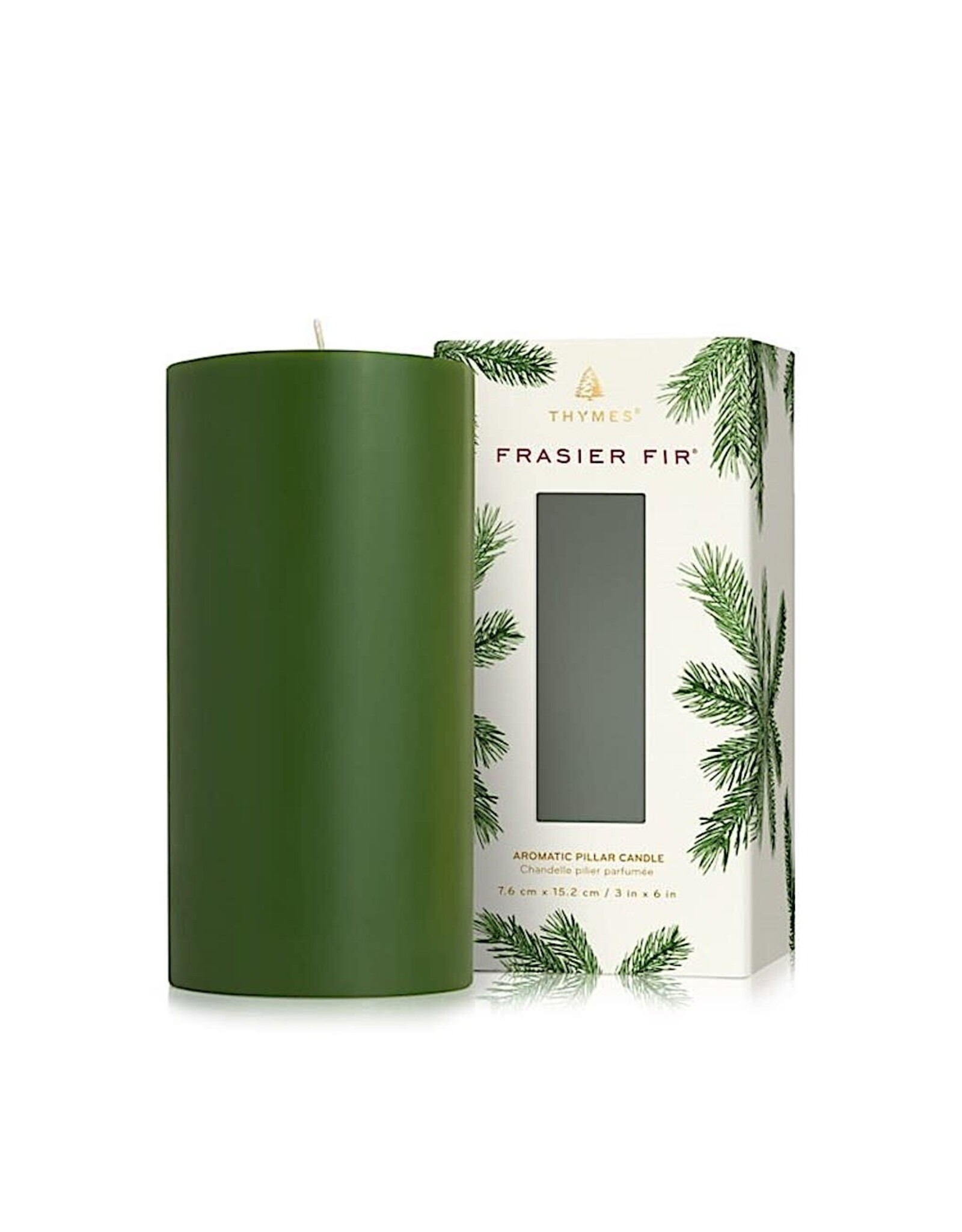 Frasier Fir Pillar Candles 3x6 Green Pillar Candle