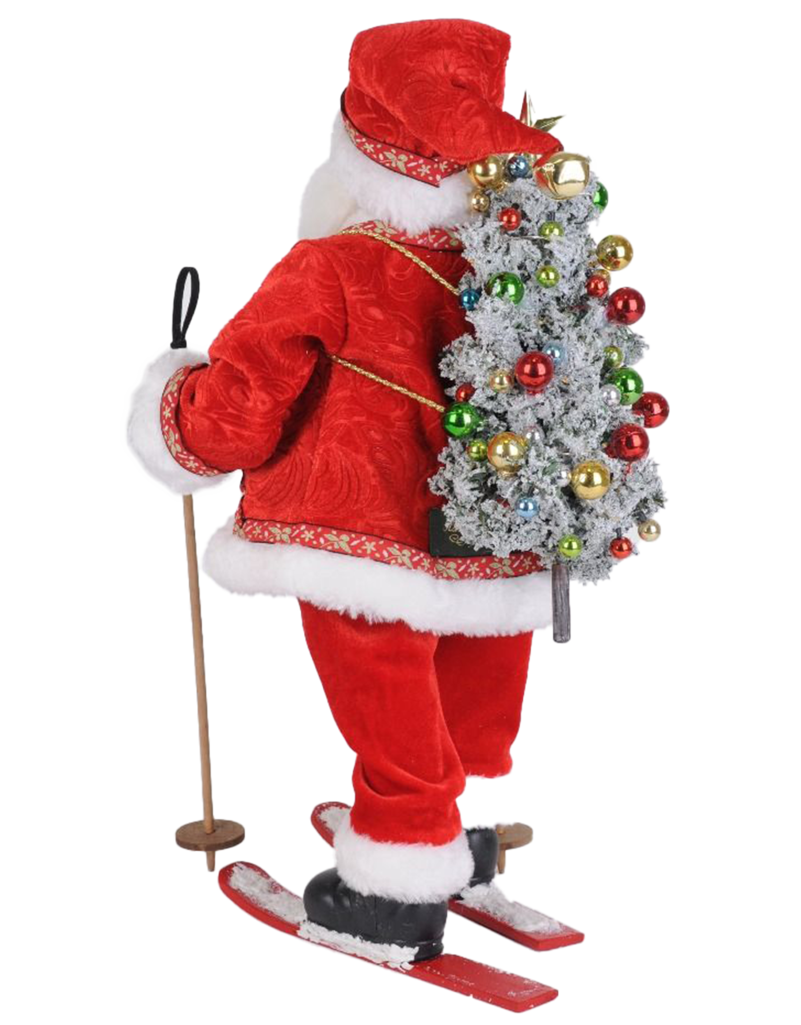 Karen Didion Lighted Ski Santa 20H