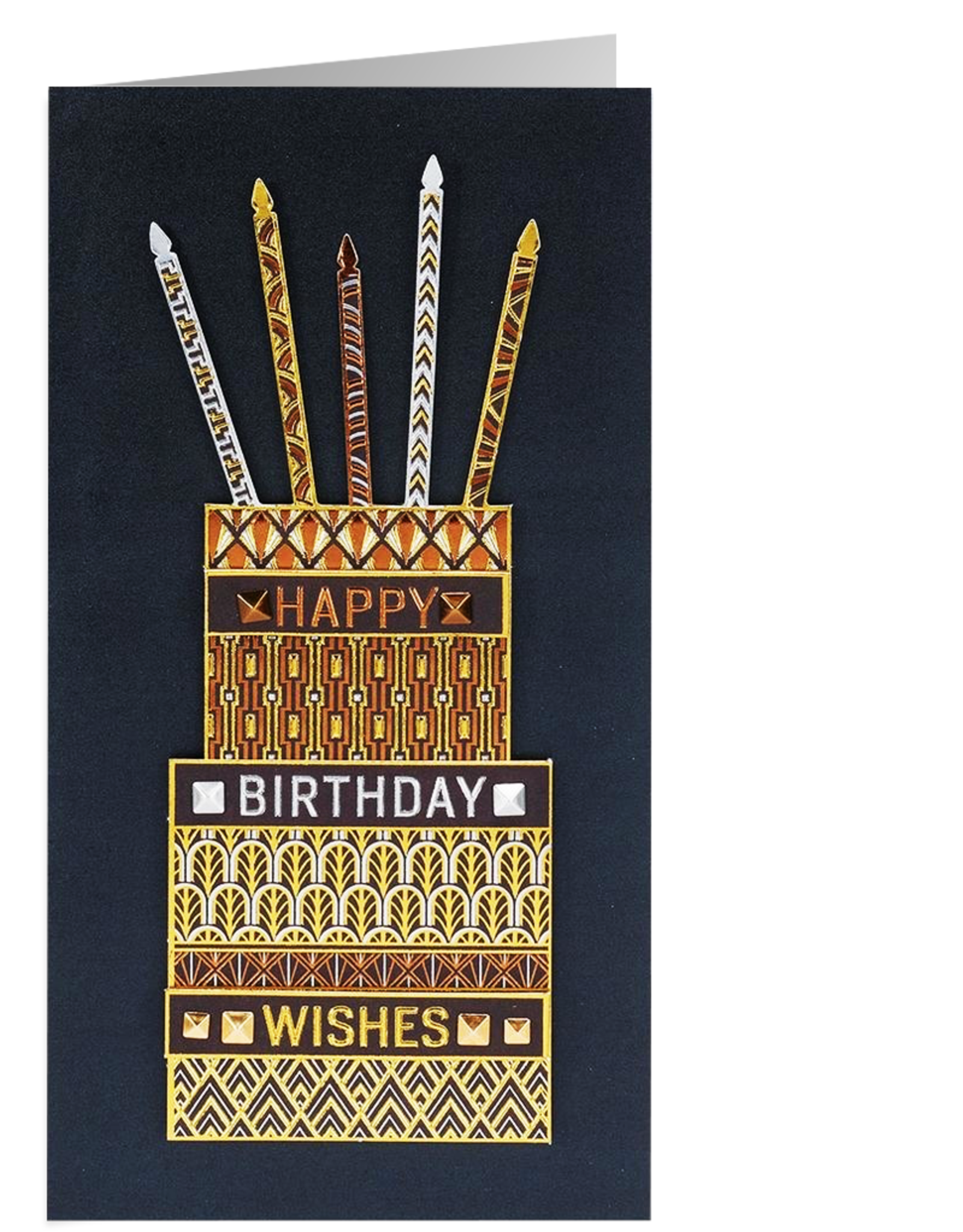 PAPYRUS® Birthday Card Foil Cake Happy Birthday Wishes