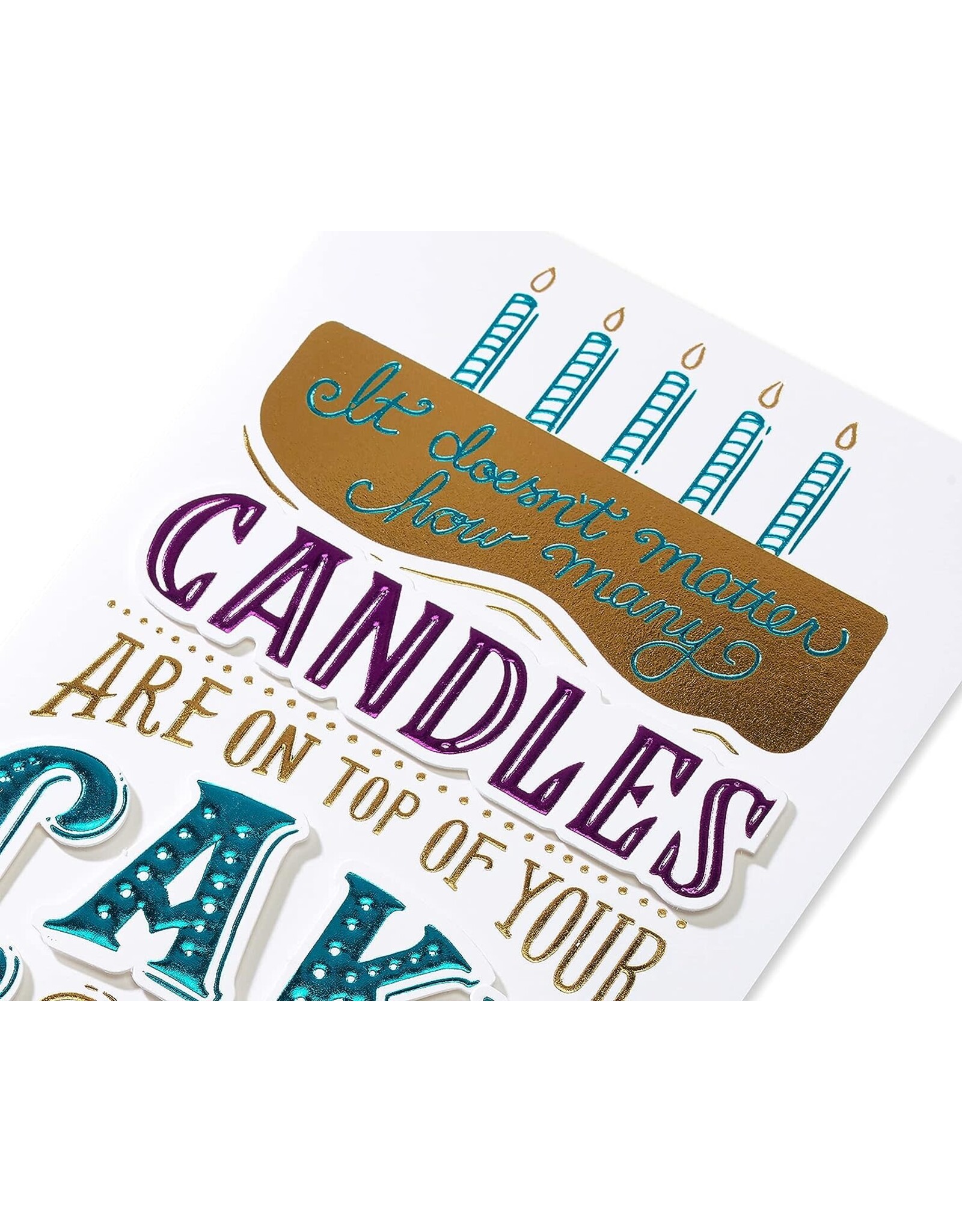 PAPYRUS® Birthday Card Candles On Top Of Your Cake