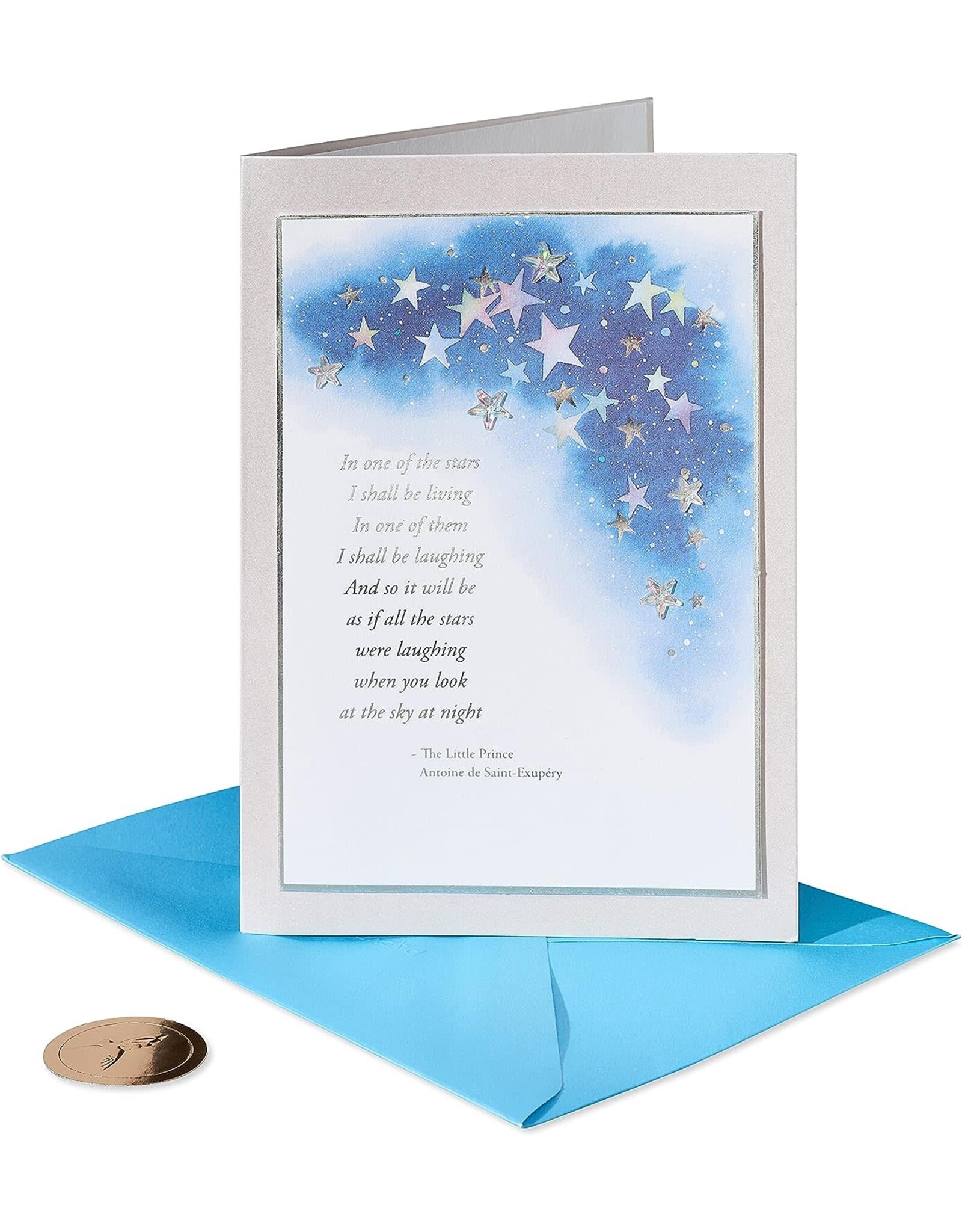 PAPYRUS® Sympathy Card One Of The Stars - Little Prince Quote