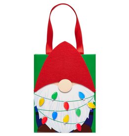 PAPYRUS® Christmas Gift Bag Medium 9x7x4 Gnome With Lights