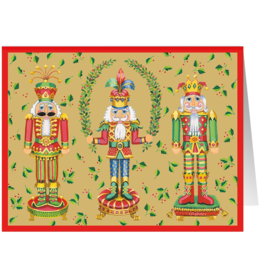 Caspari Boxed Christmas Cards 16pk Nutcracker Christmas