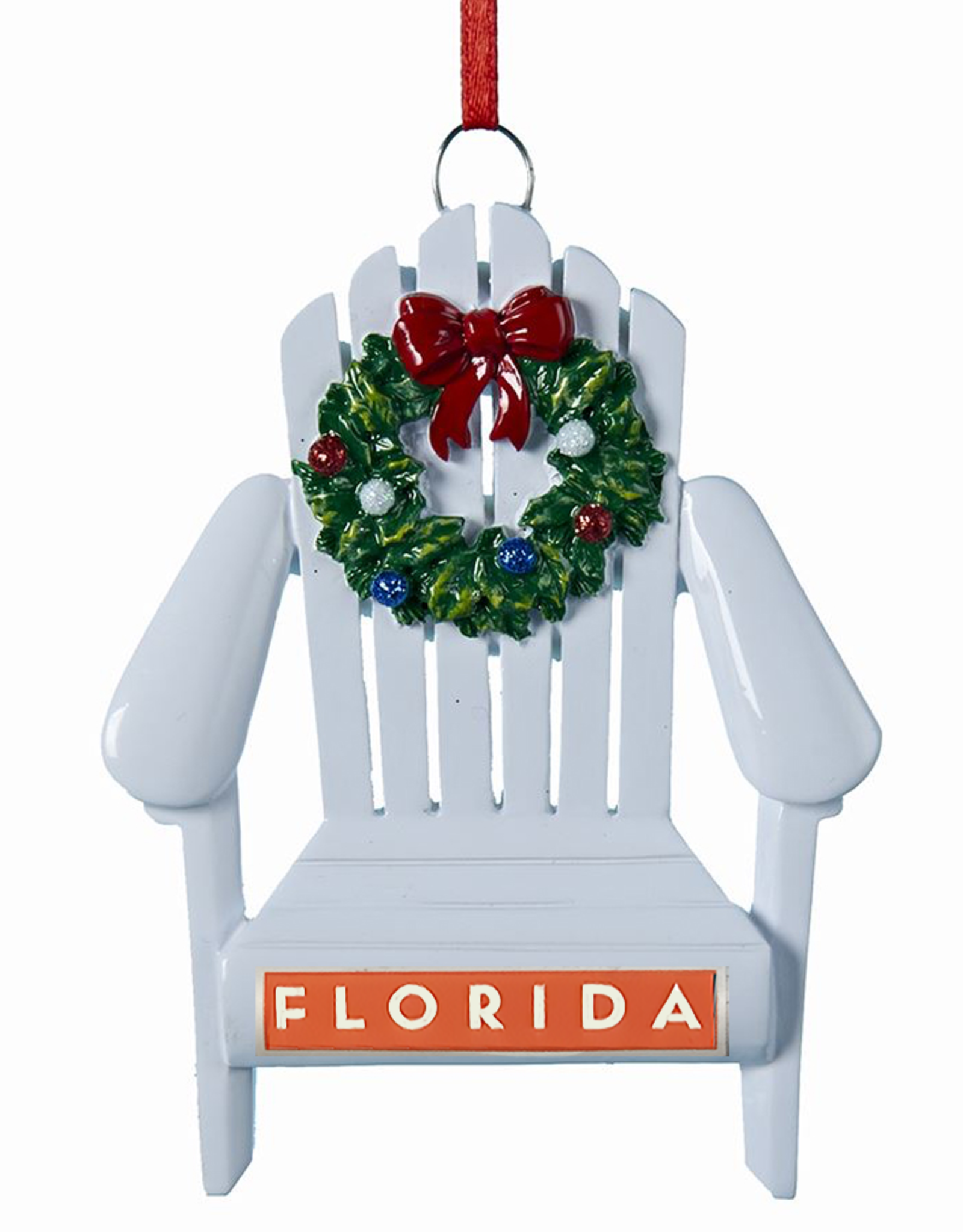 DIGS-N-GIFTS Florida Adirondack Chair Souvenir Ornament