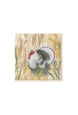 Caspari Thanksgiving Paper Cocktail Napkins 20pk Homestead Turkey