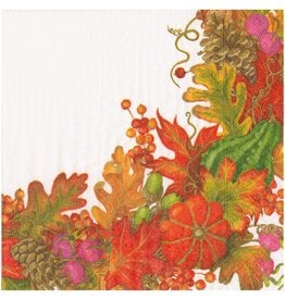 Caspari Thanksgiving Fall Dinner Napkins 20pk Harvest Garland