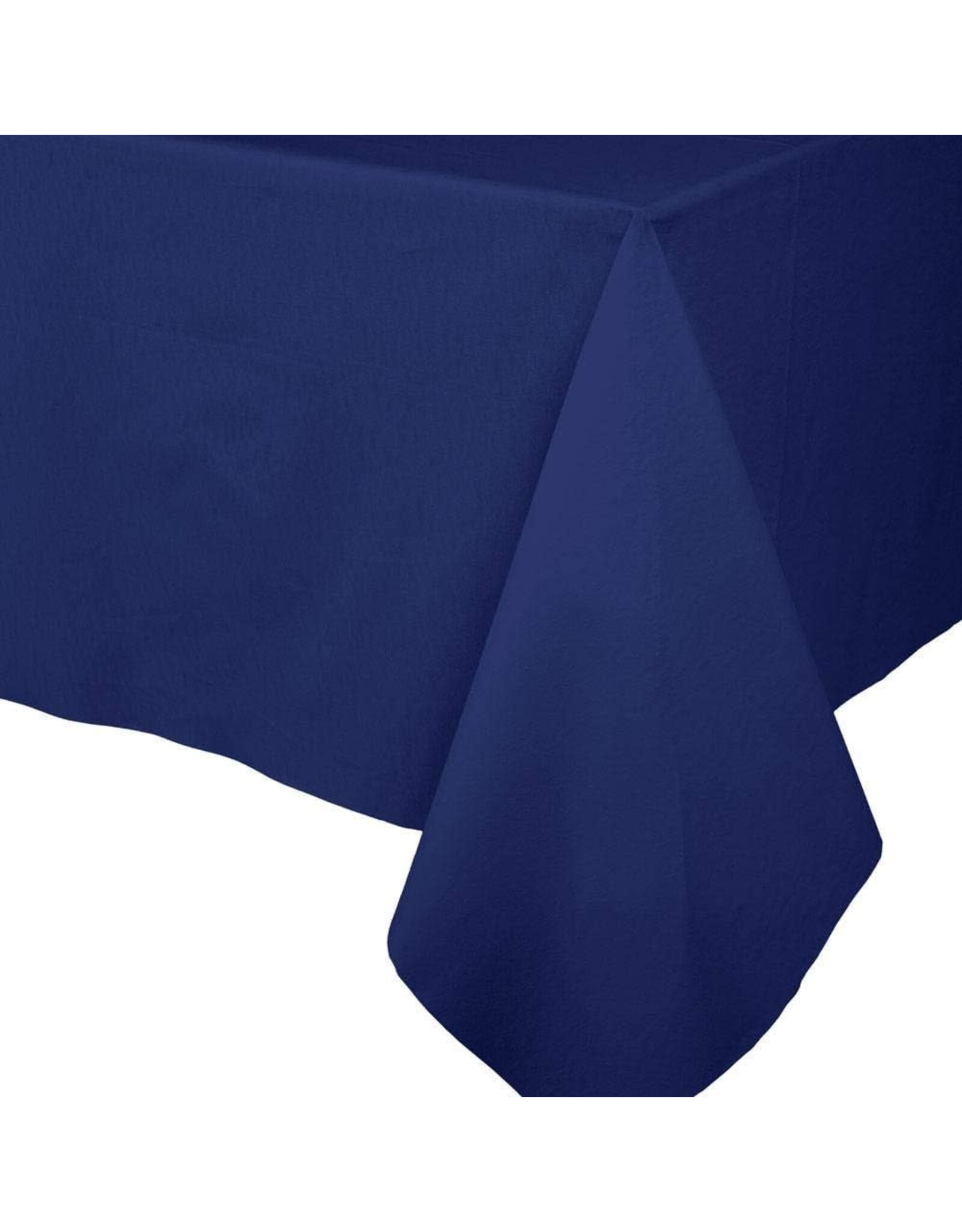 Caspari Paper Linen Solid Table Covers In Navy Blue