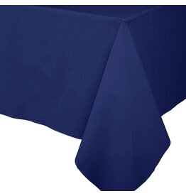 Caspari Paper Linen Solid Table Covers In Navy Blue