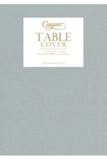 Caspari Paper Linen Solid Table Covers In Silver