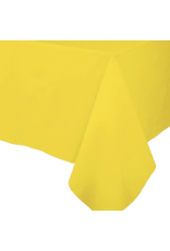 Caspari Paper Linen Solid Table Covers In Yellow