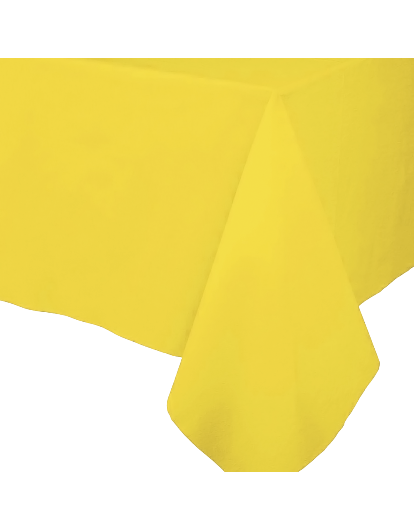 Caspari Paper Linen Solid Table Covers In Yellow