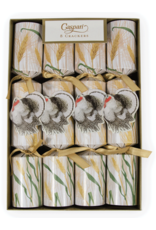 Caspari Thanksgiving Celebration Crackers 8pk Homestead Turkey