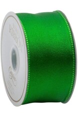 Caspari Green Reversible Wired Ribbon 6 Yard Spool
