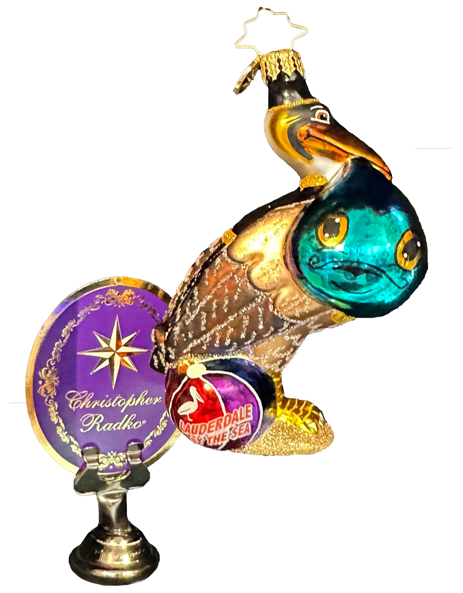 Christopher Radko Lauderdale-By-The-Sea Exclusive Christmas Ornament